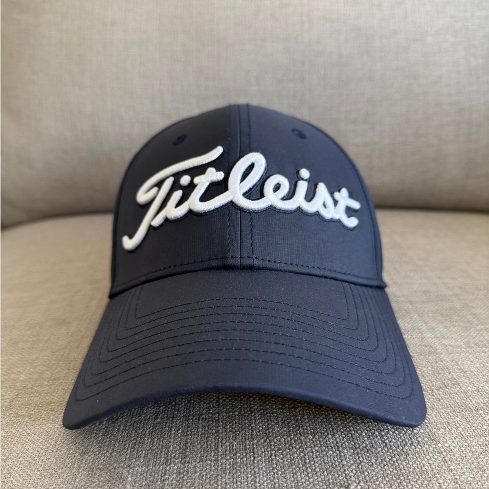 Titleist Navy Blue Cap with Red and White Logo